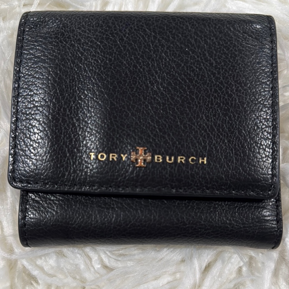Tory Burch Black Leather Wallet